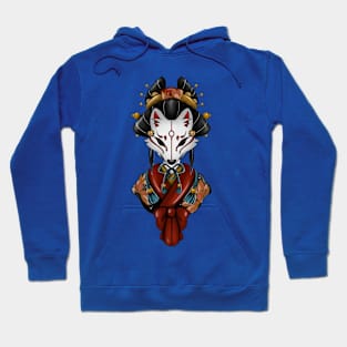 Geisha kitsune Hoodie